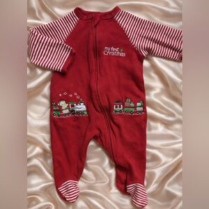 Little Me “My First Christmas” Footie – 3 Months